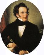 franz von schober aged about 28 painted by wilhelm augst rieder around oil painting reproduction